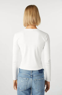 Amo - Slim Rib Long Sleeve Tee