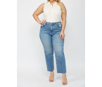 Mica Denim - Super High Rise Straight Leg Jean - Plus