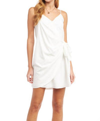 Wrap Tie Mini Dress