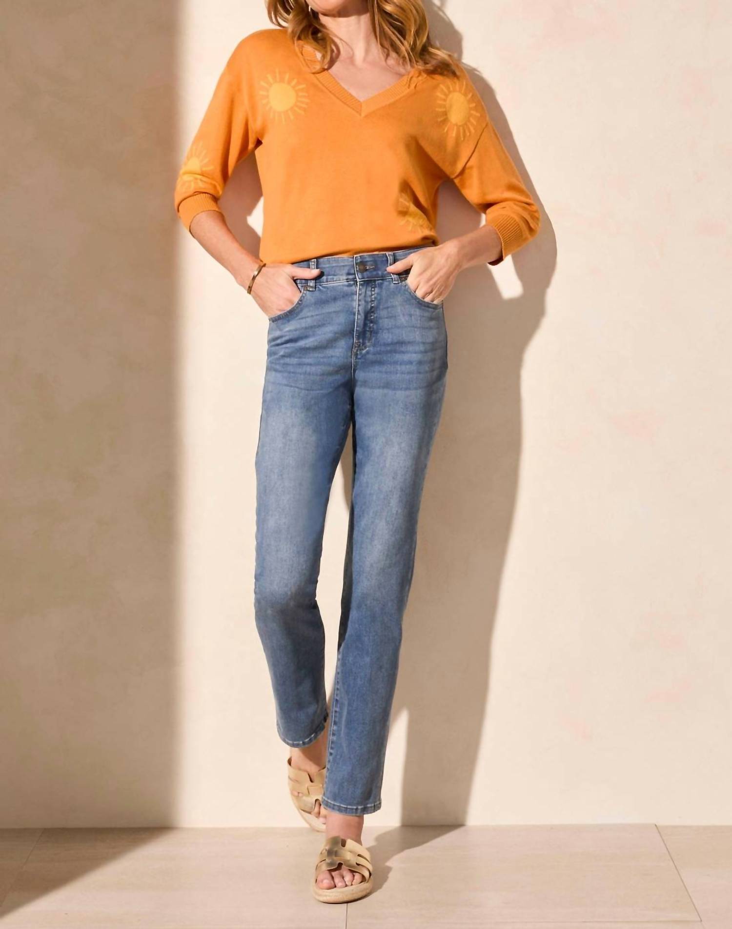 Tribal - Sophia Straight Leg Jean