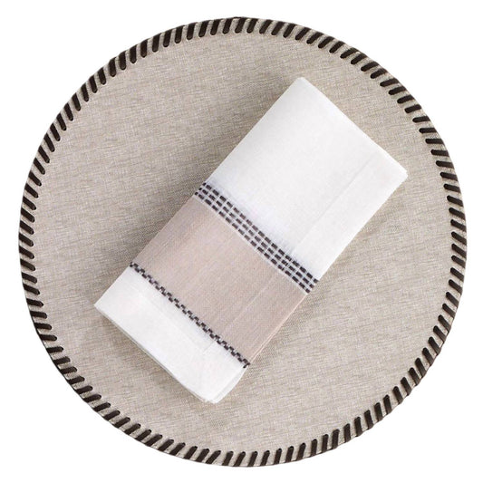 Bodrum Linens - Whipstitch Place Mats - Set of 4