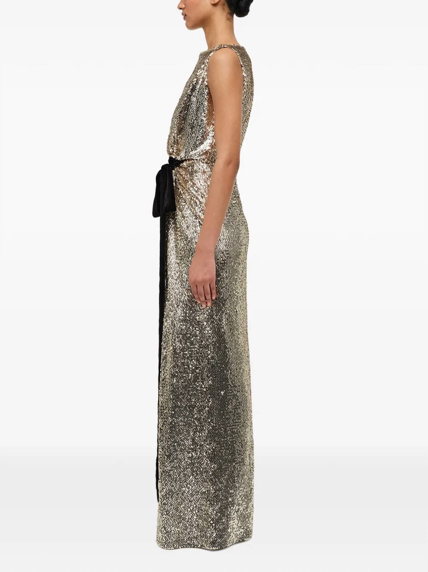 Jonathan Simkhai - Felicity Gown With Bow Tie