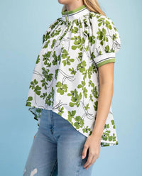 Gigio - Floral High-low Top