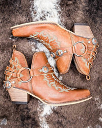 Myra - Women's Western Ember Booties