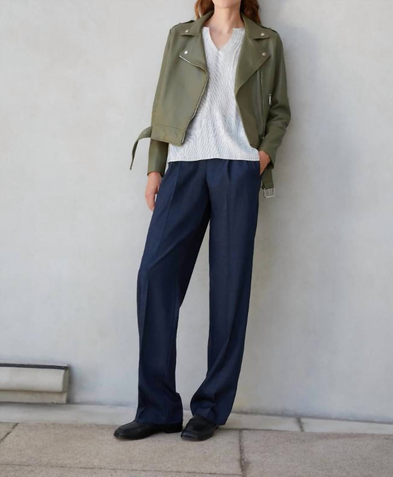 Hugo Boss - Taleco2 Pleated High Rise Trousers