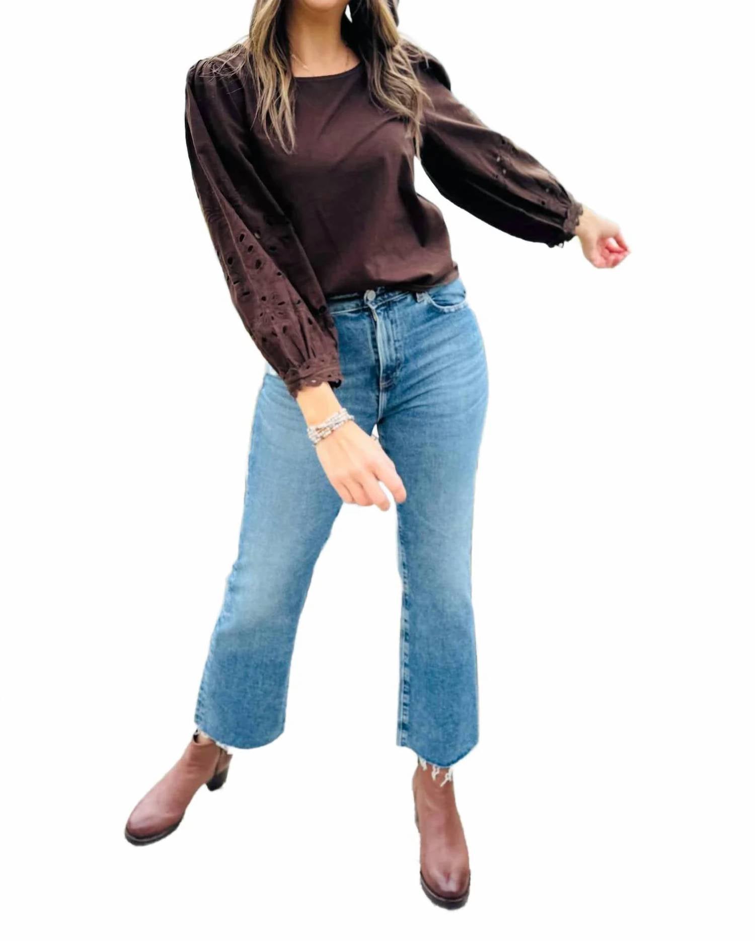 Dylan - Maisie Cutwork Top