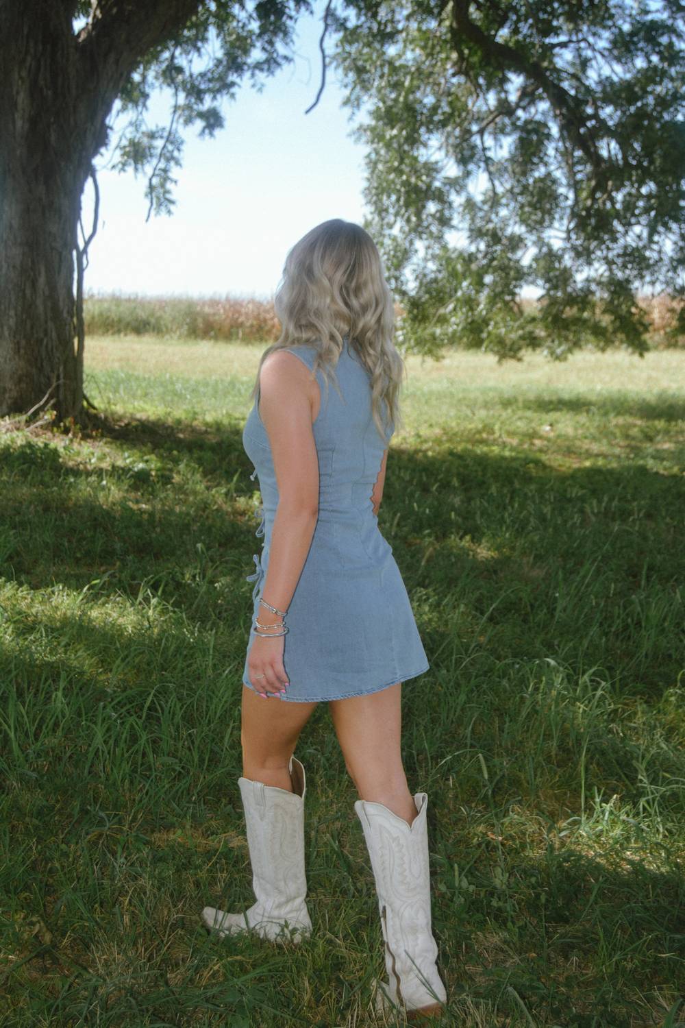 Mimosa - Ribbonette Mini Dress
