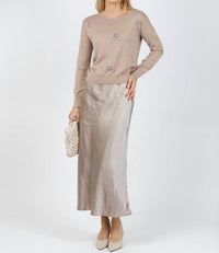J. Society - Ariana Brooch Crew Sweater