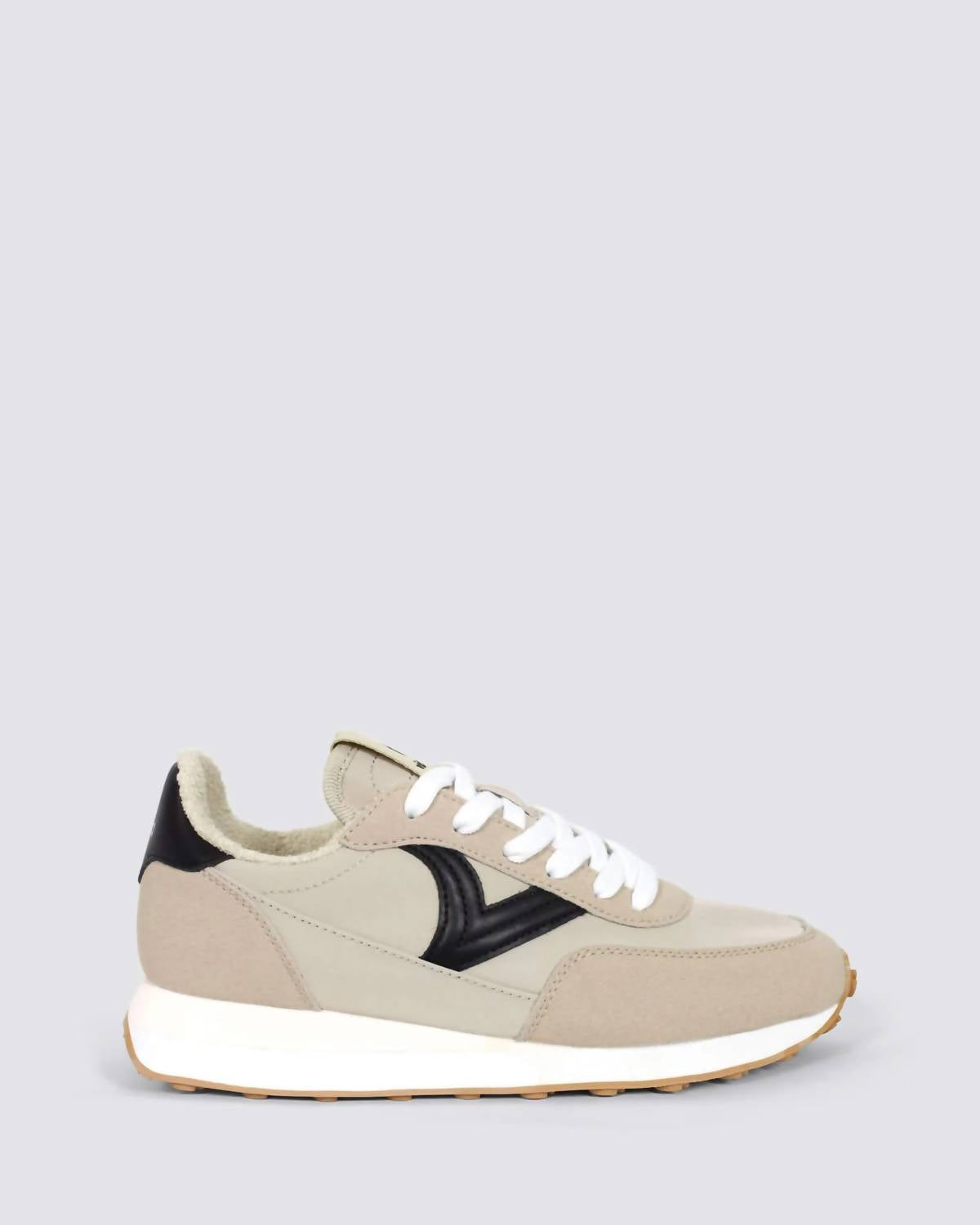 VICTORIA Women's Astro Nylon Shoes in beige black - women's sneaker