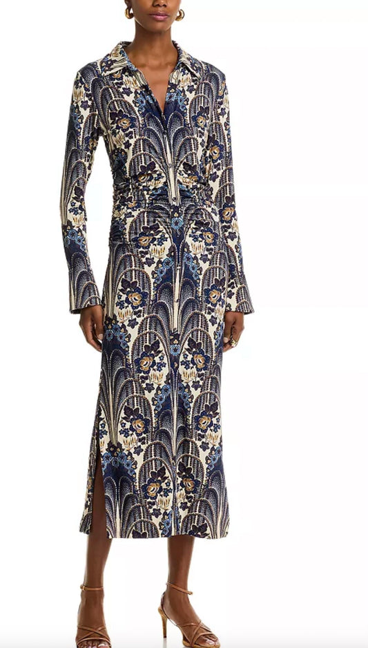 Cara Cara - Shirley Long Sleeve Midi Dress