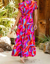 Little Daisy Closet - Ruffle Maxi Dress
