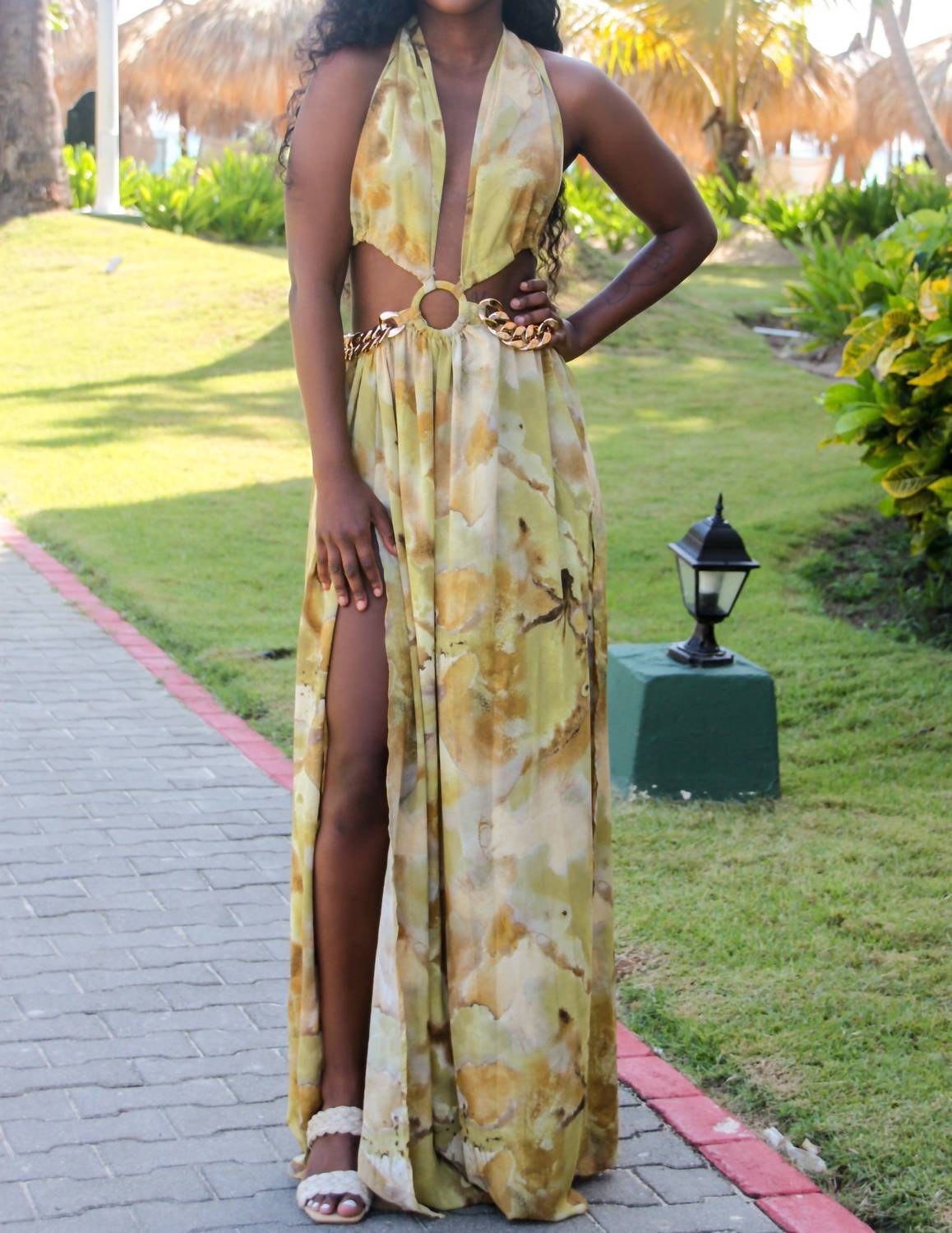 Luxxel - Honey Love Cutout Maxi Dress