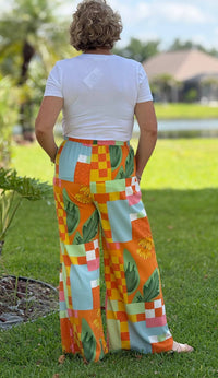 Coco + Carmen - Torenia Printed Flowy Wide Leg Pants