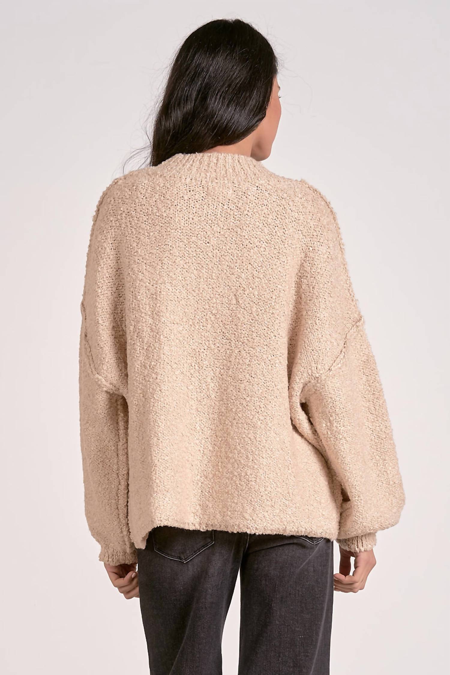 Elan - Crewneck Boucle Sweater