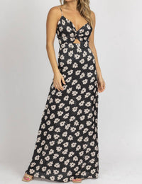 Dee Elly - Floral Twist Maxi Dress
