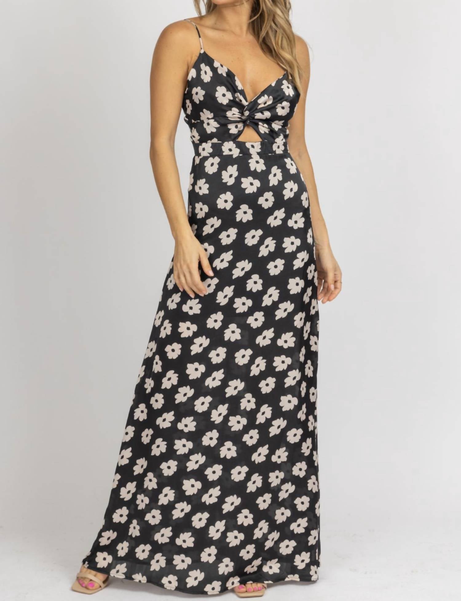 Dee Elly - Floral Twist Maxi Dress