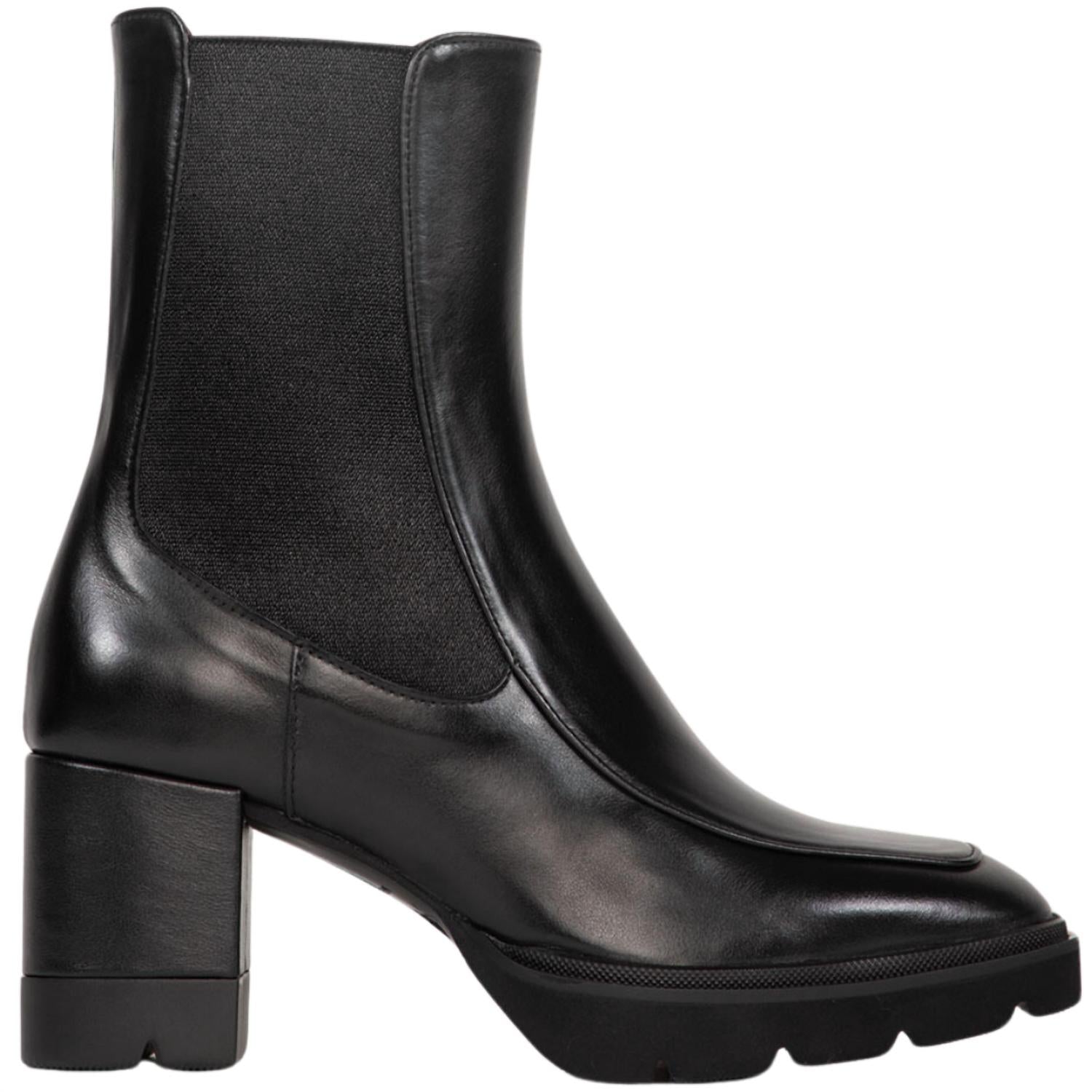 Homers Women's Sharon Heeled Ankle Boot in daniel black - women's shoe