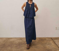 Able - Denim Chambray Skirt