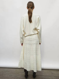 Molli - Dario Knit Scalloped Collar Sweater