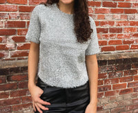 Design History - Adeline Short Sleeve Sweater Top