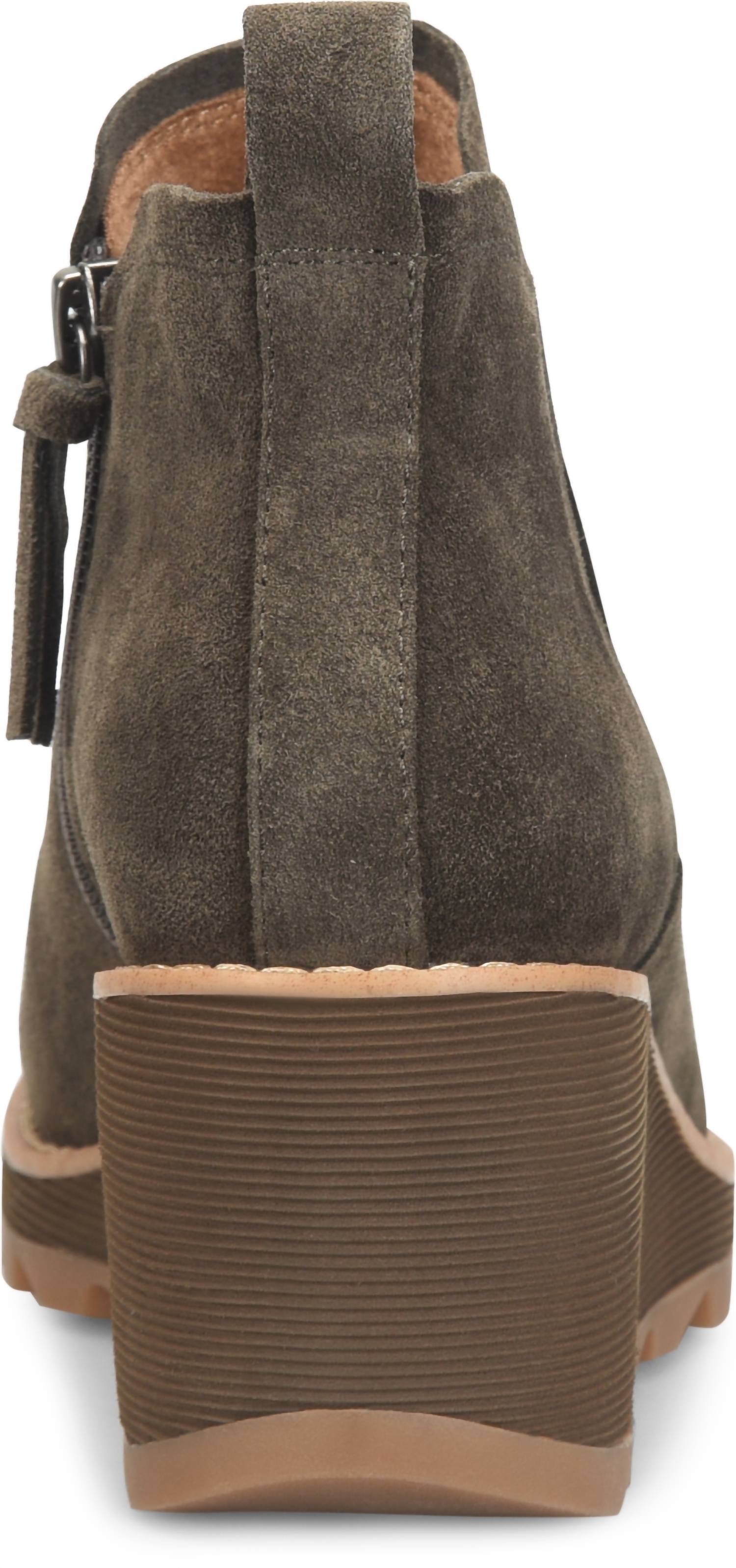 Sofft - Women's Emma Suede Wedge Bootie