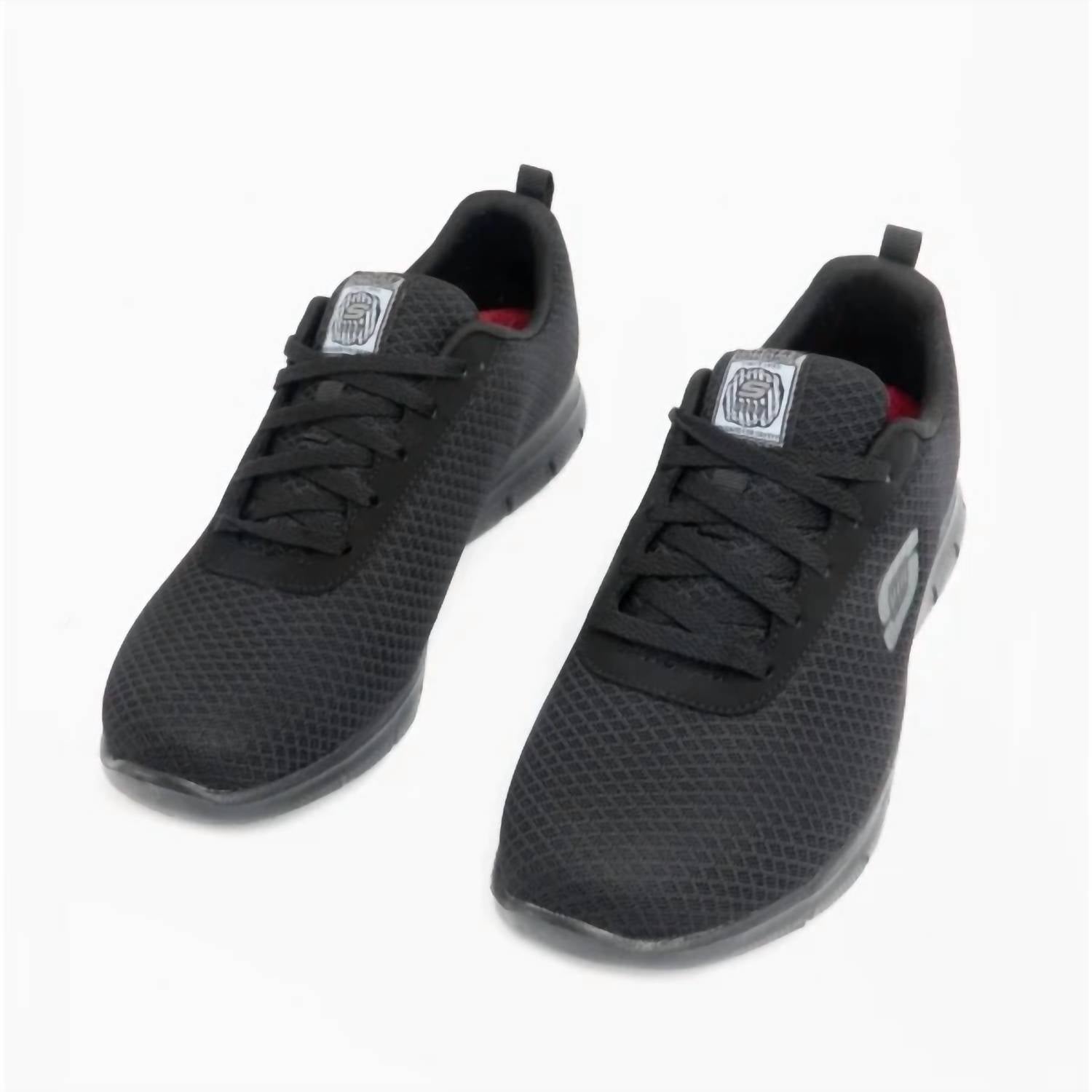 Skechers Women's Ghenter Sr Shoes in black - women's sneaker - detail view