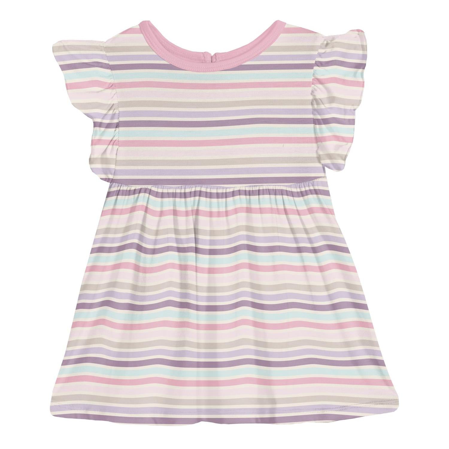 Kickee - Girls' Short Sleeve Lola Swing Dress
