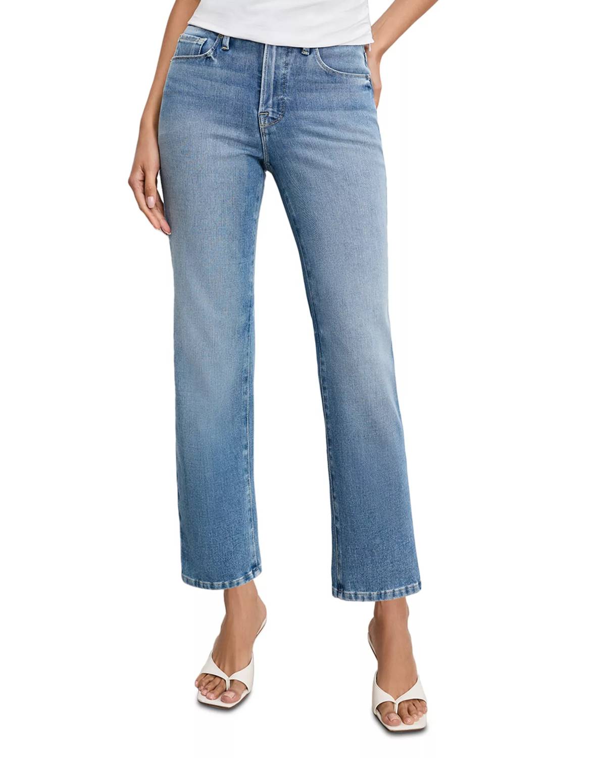 Good American - Good Legs Straight Jeans