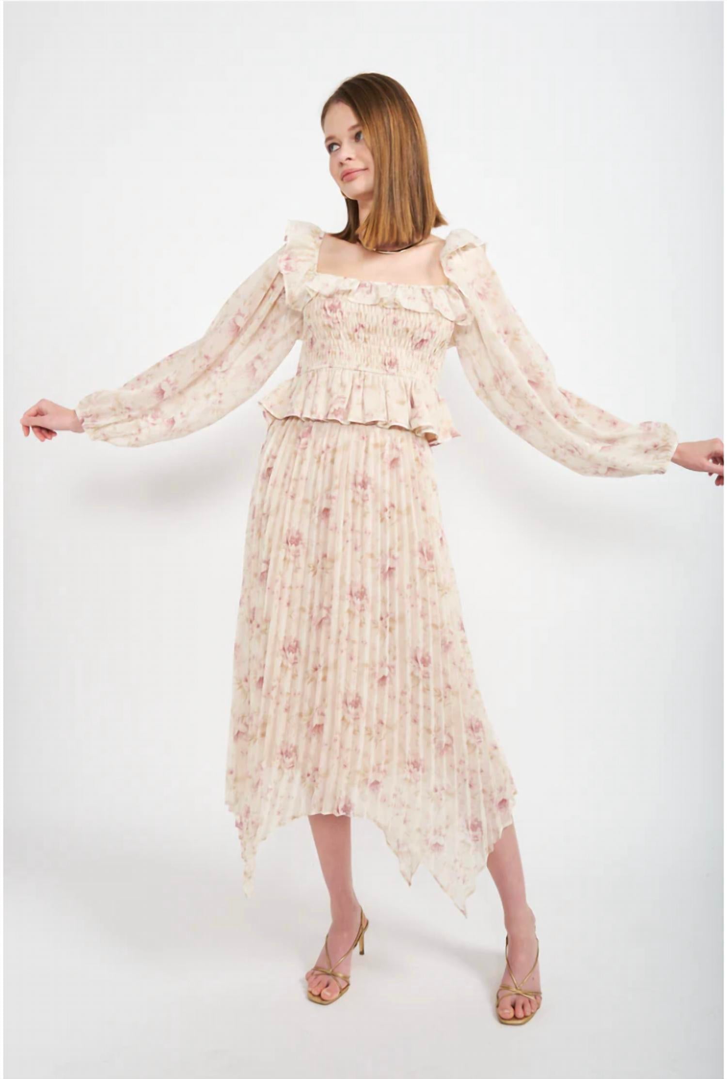 En Saison - Kika Pleated Skirt