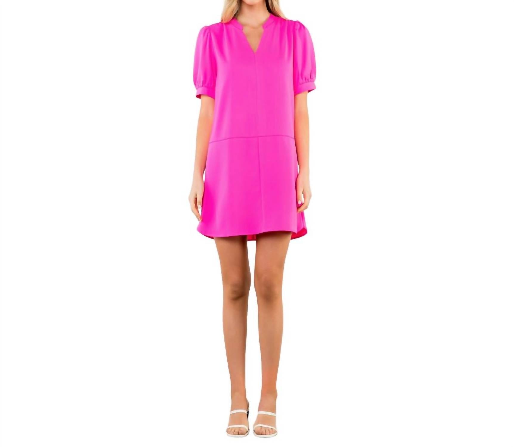 Thml - Short Sleeve V-neck Dress