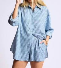 Sage The Label - Market Day Shirt Romper