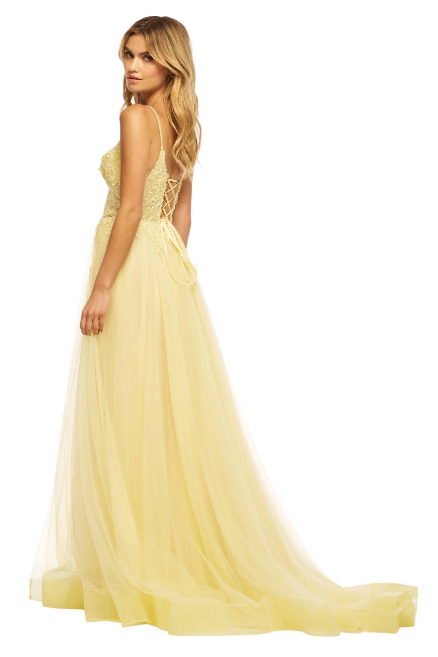 Sherri Hill - Stunning Beautiful Lace Bodice Prom Dress