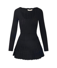 Loveshackfancy - Lavender Stretch Pointelle Mini Dress