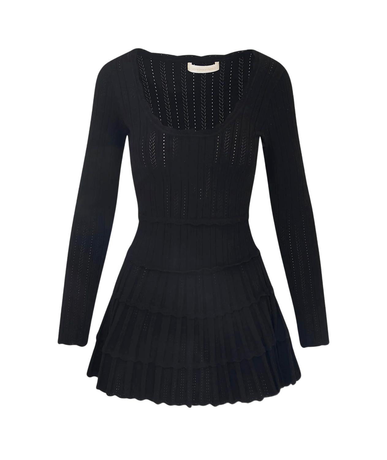 Loveshackfancy - Lavender Stretch Pointelle Mini Dress