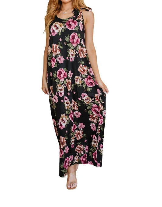 White Birch - Fortuitous in Floral Maxi Dress