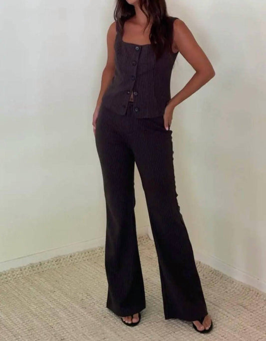 Et Clet - The Kaye Pinstripe Pants