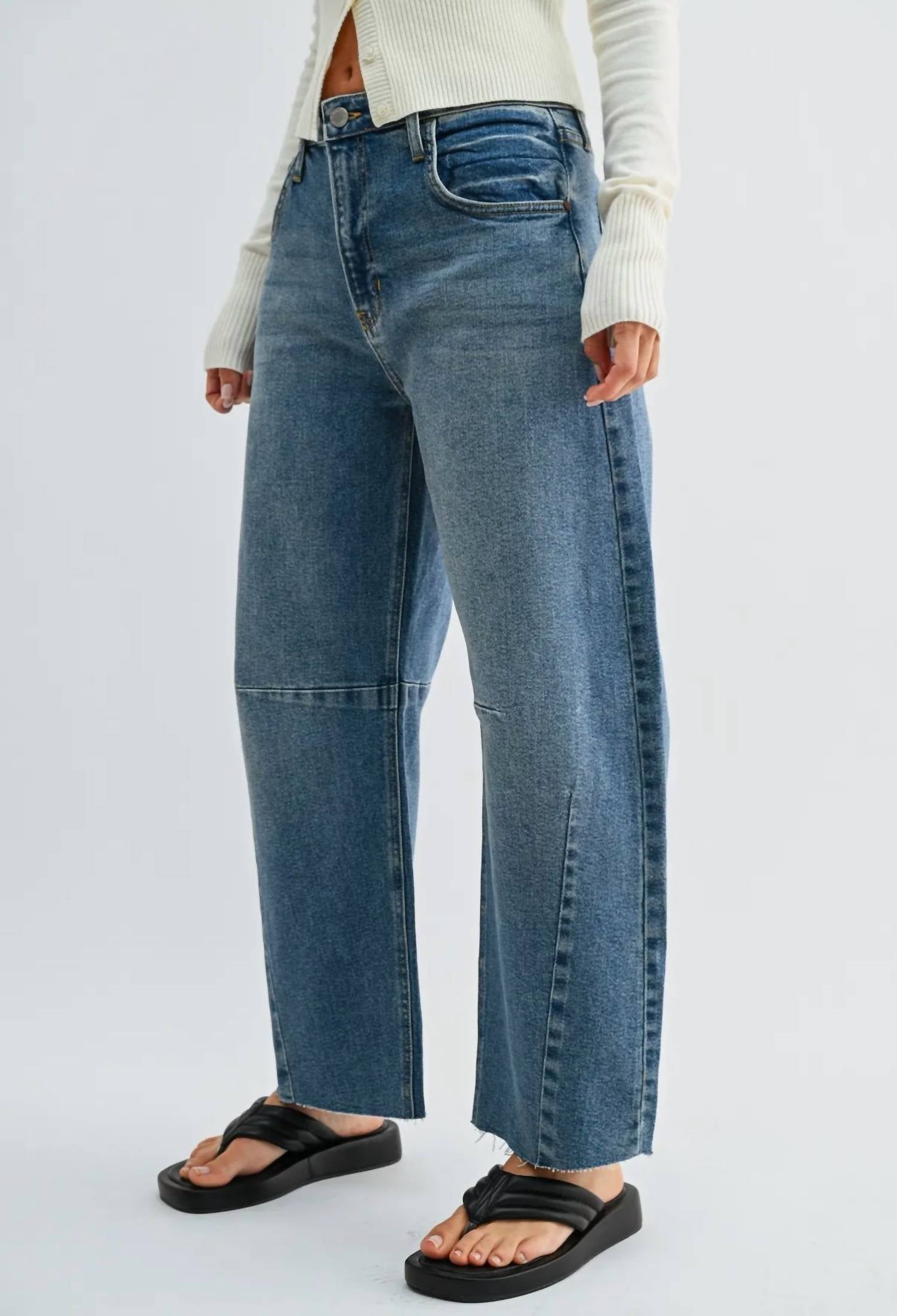 Just Black Denim - Barrel Seam Jean