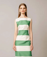 Maison Zoulias - Jacky Stripes Midi Dress