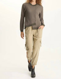 Xcvi - Thermal Asymmetrical Long-Sleeve Top