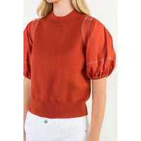 Thml - Saffron Puff Sleeve Top