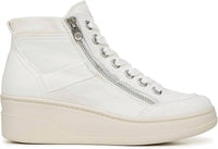 BLOWFISH Women's Camden Wedge Sneaker in white canvas - women's sneaker