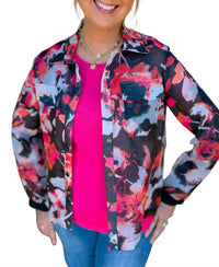 Multiples - Snap Front Lined Jacket
