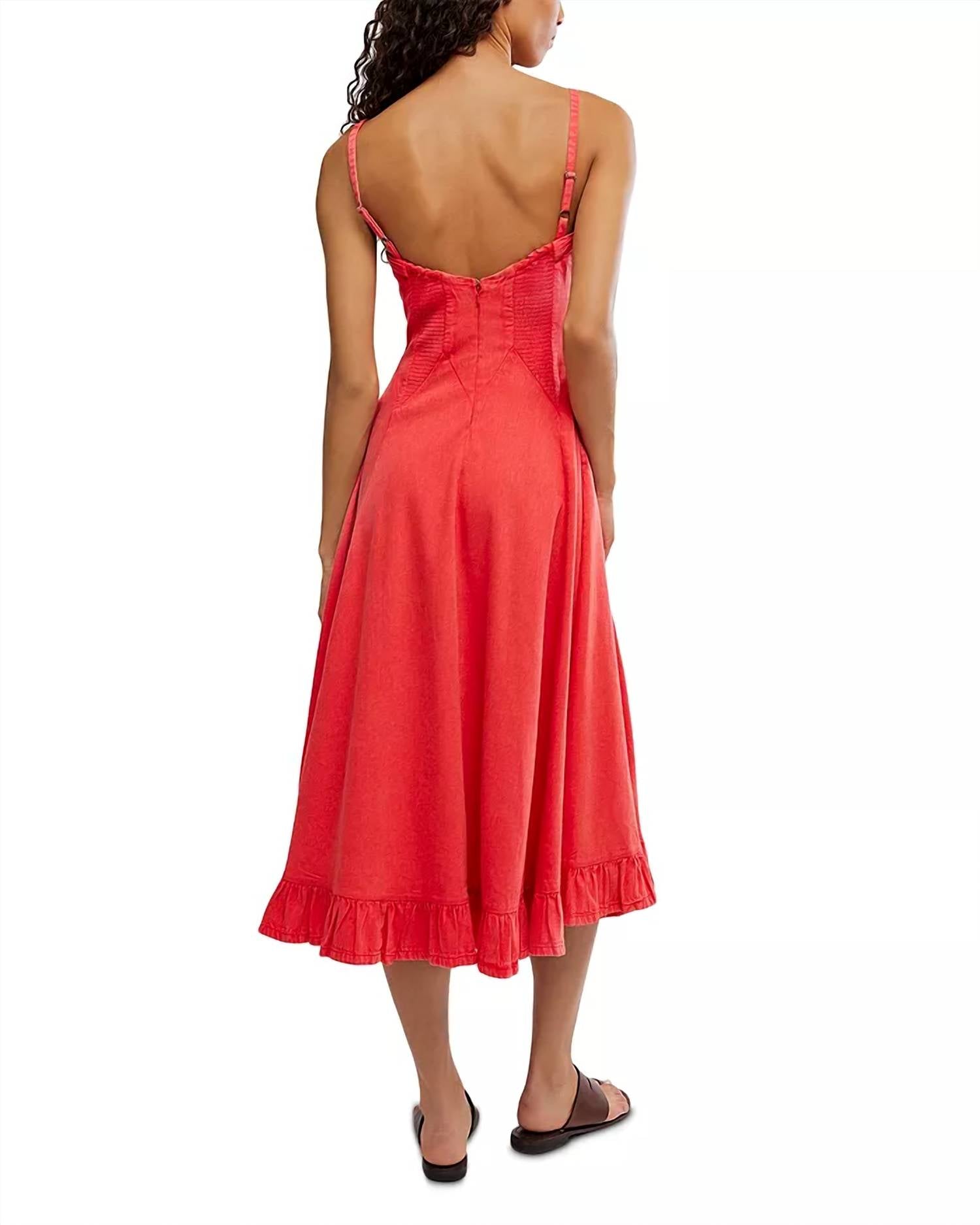 Free People - Coral Midi Dress