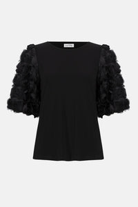 Joseph Ribkoff - Floral Puff Sleeve Top