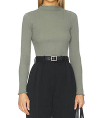 Nation Ltd - Brenna Mock Neck Top