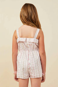 Hayden La - Floral Pattern Printed Sleeveless Romper