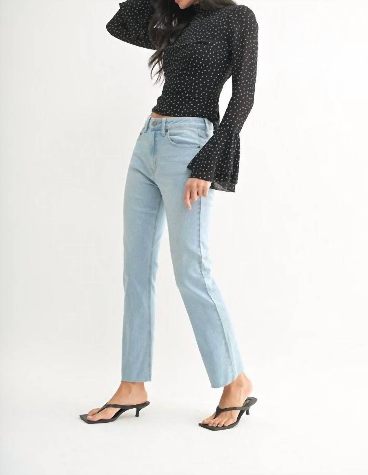 Jbd. - Cut Off Cropped Straight Jean