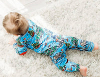 Maddie & Connor Co. - Harborside Holiday Zipper Footie