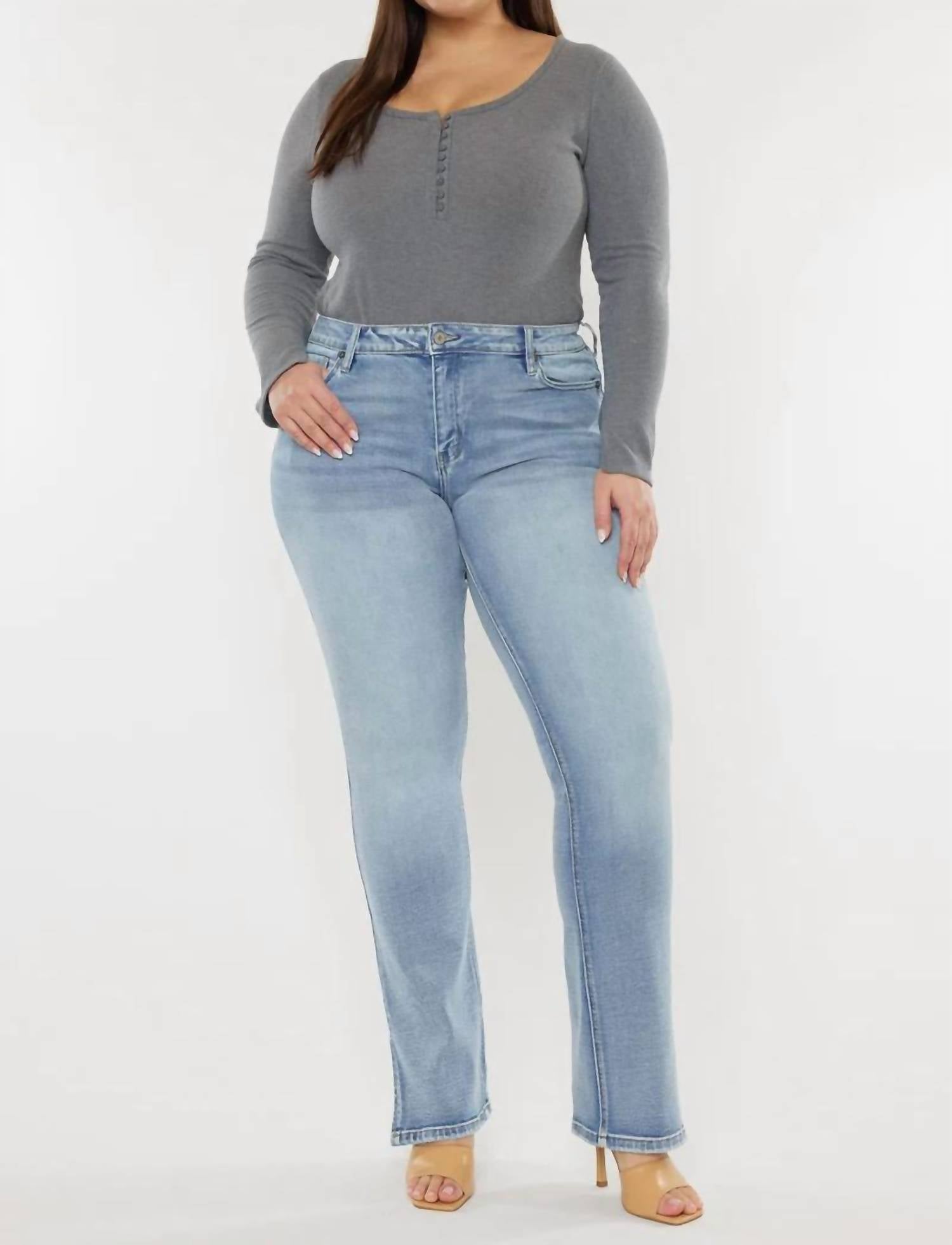 Kancan - Mid Rise Y2k Bootcut Jeans