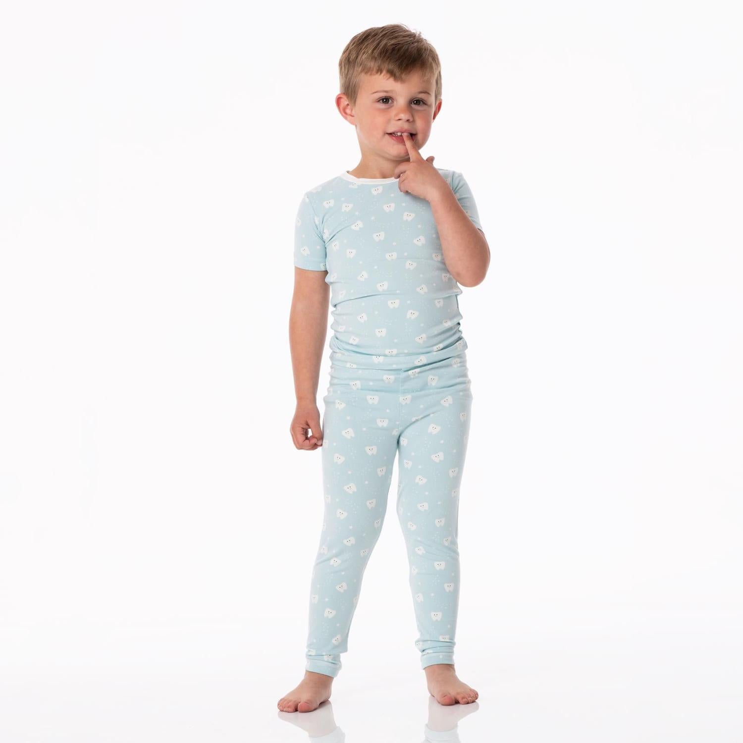 Kickee - Bamboo Short Sleeve Pajama Set